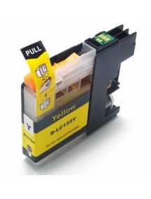 Brother LC133Y Compatible Yellow Dye Ink Cartridge