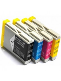 Brother LC57 Compatible B,C,M,Y Ink Cartridge Bundle