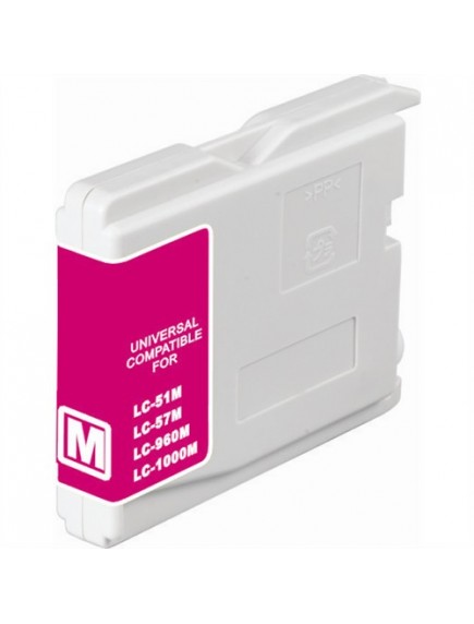 Brother LC57M Compatible Magenta Dye Ink Cartridge