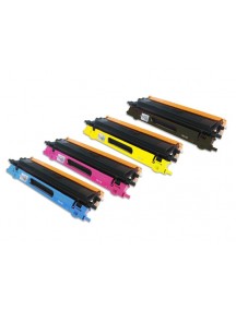 Brother TN155 Compatible B,C,M,Y High Yield Laser Cartridge Bundle