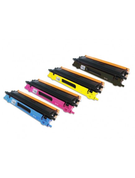 Brother TN155 Compatible B,C,M,Y High Yield Laser Cartridge Bundle