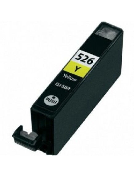 Canon CLI526Y Compatible Yellow Dye Ink Cartridge (with chip)