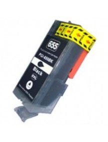 Canon PGI655XXLBK Compatible Black Extra High Yield Pigment Ink Cartridge (with chip)
