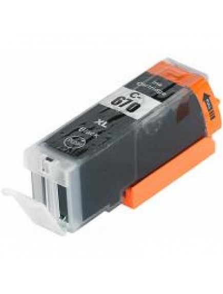 Canon PGI670XLBK Compatible Black Pigment Ink Cartridge (with chip)
