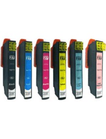 Epson 277 Compatible High Yield B,C,M,Y,LC,LM Ink Cartridge Bundle