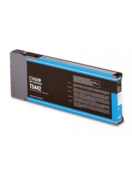 Epson C13T544200, T5442 Compatible Cyan Pigment Wide Format Pigment Ink Cartridge