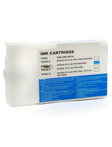 Epson C13T545200, T5452 Compatible Cyan Dye Wide Format Dye Ink Cartridge