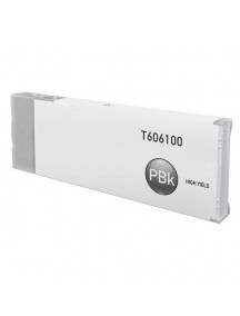 Epson C13T606100, T606100 Compatible High Yield Black Pigment Wide Format Pigment Ink Cartridge