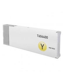 Epson C13T606400, T606400 Compatible High Yield Yellow Pigment Wide Format Pigment Ink Cartridge