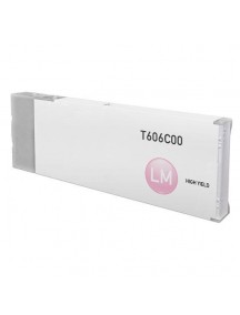 Epson C13T606C00, T606C00 Compatible High Yield Light Magenta Pigment Wide Format Pigment Ink Cartridge