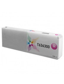 Epson C13T636300, T636300 Compatible Magenta Wide Format Pigment Ink Cartridge 