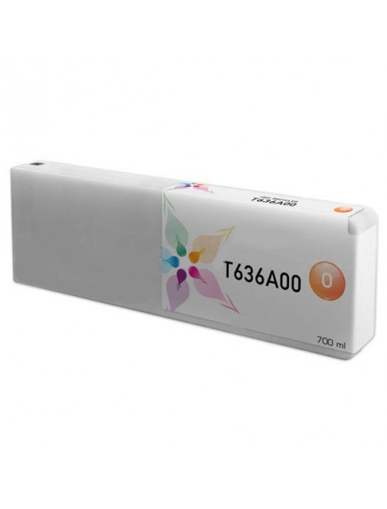 Epson C13T636A00, T636A00 Compatible Orange Wide Format Pigment Ink Cartridge 