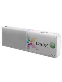 Epson C13T636B00, T636B00 Compatible Green Wide Format Pigment Ink Cartridge 