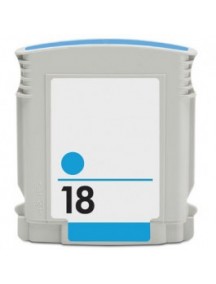 HP C4937A, #18 Compatible Cyan Dye Ink Cartridge