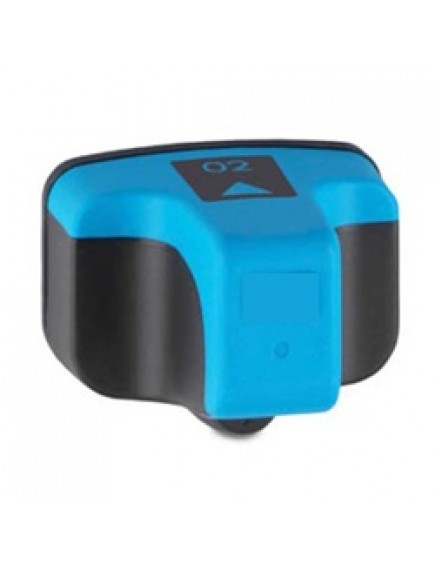 HP C8771WA, #02 Compatible Cyan Dye Ink Cartridge