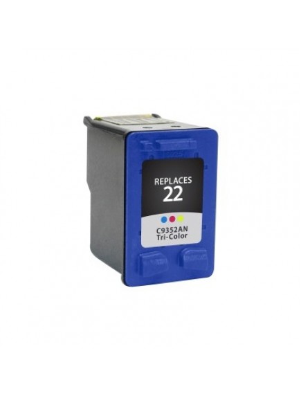 HP C9352CA, #22XL Compatible TriColour High Yield Dye Ink Cartridge
