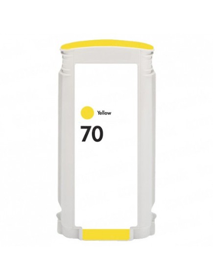 HP C9454, #70 Compatible Yellow Pigment Ink Cartridge