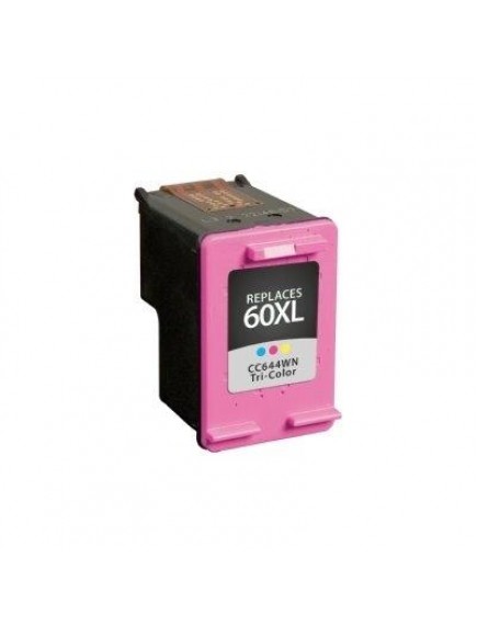 HP CC644WA, #60XL Compatible TriColour High Yield Dye Ink Cartridge