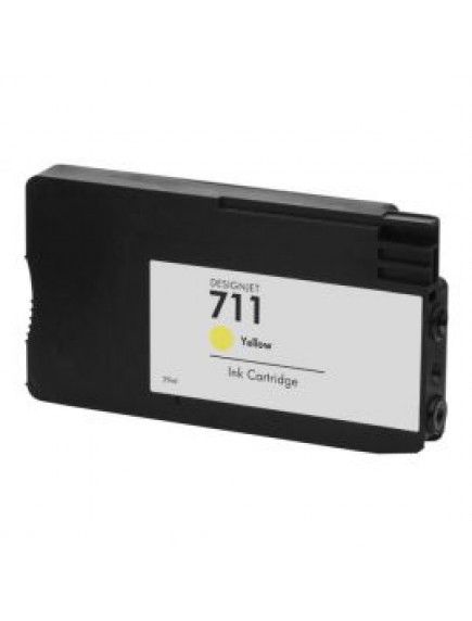 HP CZ132A, #711 Compatible Yellow High Yield Dye Ink Cartridge