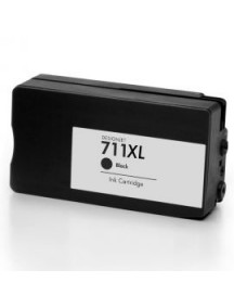 HP CZ133A, #711 Compatible Black High Yield Pigment Ink Cartridge