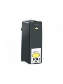 Lexmark 14N1071AAN, #100XL Compatible Yellow High Yield Dye Ink Cartridge