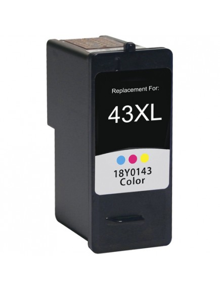 Lexmark 18Y0143AAN, #43XL Compatible TriColour High Yield Ink Cartridge