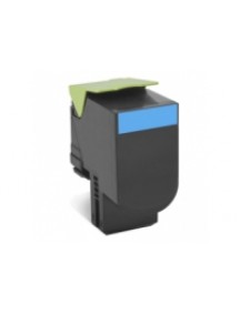 Lexmark 80C8SC0 Compatible Cyan High Yield Laser Cartridge