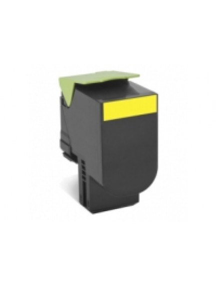 Lexmark 80C8SY0 Compatible Yellow High Yield Laser Cartridge